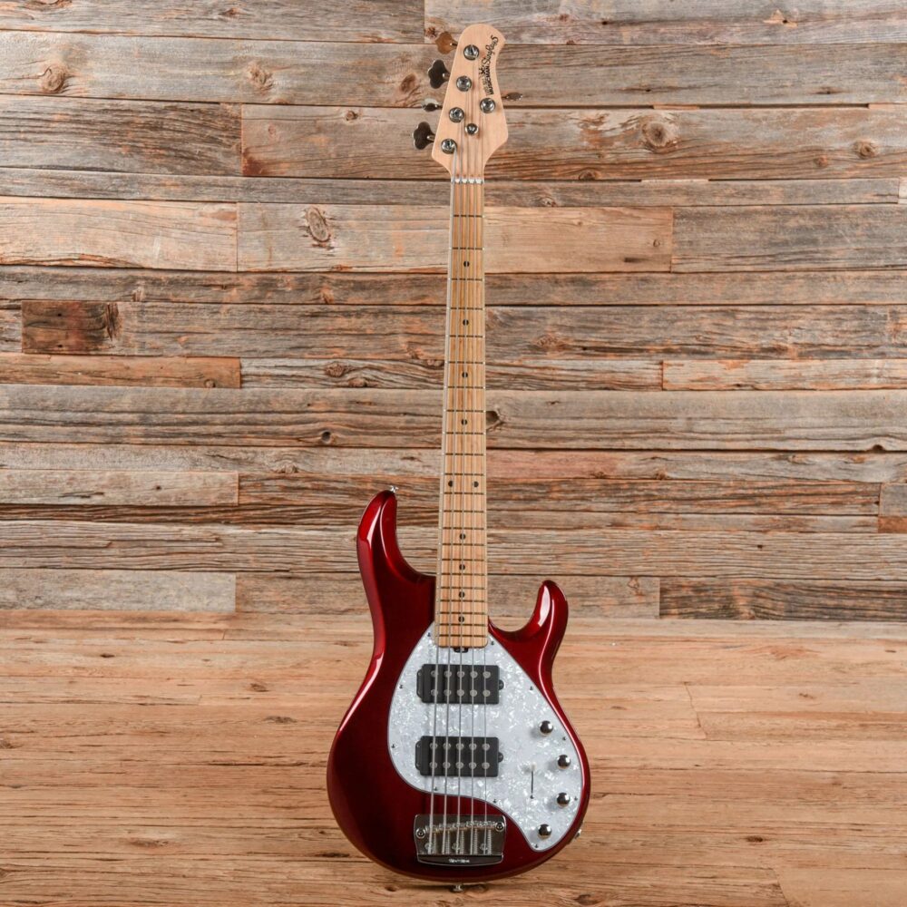Music Man StingRay 5 HH Red Sparkle 2016 - The Guitar Rescue-The Guitar Rescue