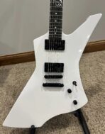 MINT ESP Snakebyte James Hetfield Signature Snow White - The Guitar Rescue-The Guitar Rescue