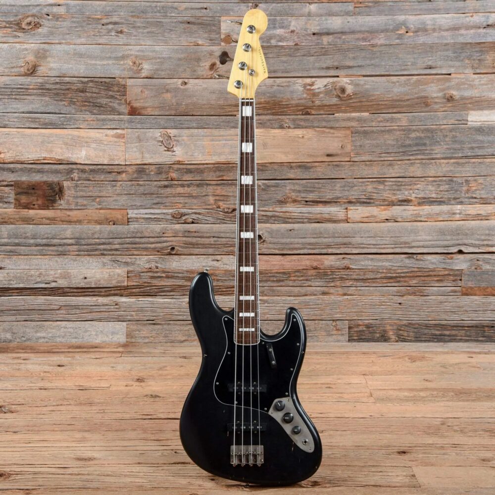 Nash JB-63 Black Light Relic w/Block Inlays, 3-Ply Black Pickguard, & Lollar Pickups - The Guitar Rescue-The Guitar Rescue