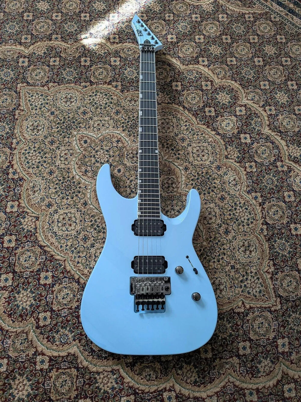 ESP M-II 2023 - Sonic Blue - The Guitar Rescue-The Guitar Rescue