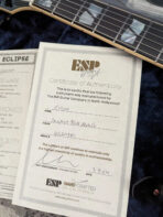 ESP USA Custom Shop Eclipse Sapphire Black Metallic 2024 w/OHSC - The Guitar Rescue-The Guitar Rescue
