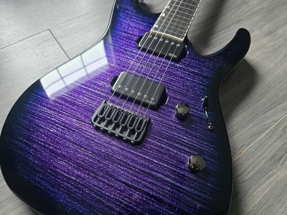 ESP Original Series Custom Shop M-II NTB - Glitter Storm - The Guitar Rescue-The Guitar Rescue