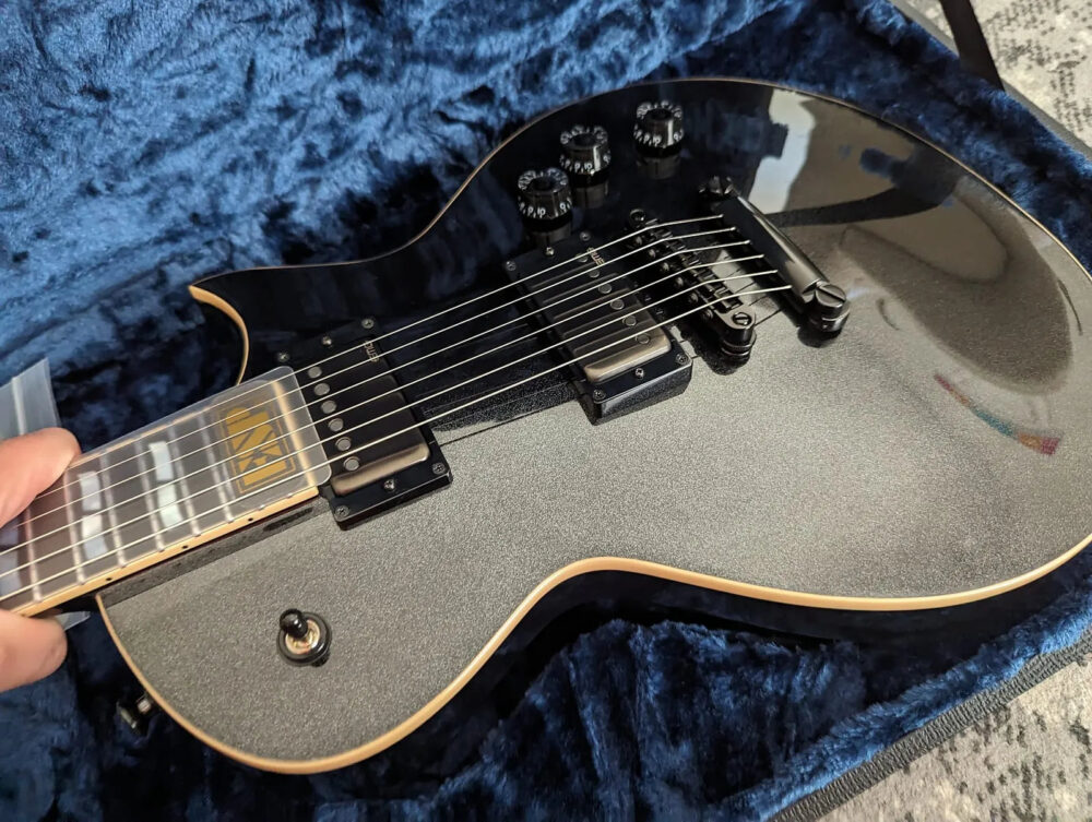 ESP USA Custom Shop Eclipse Sapphire Black Metallic 2024 w/OHSC - The Guitar Rescue-The Guitar Rescue