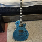 ESP Original Eclipse Custom - Blue Liquid Metal - The Guitar Rescue-The Guitar Rescue