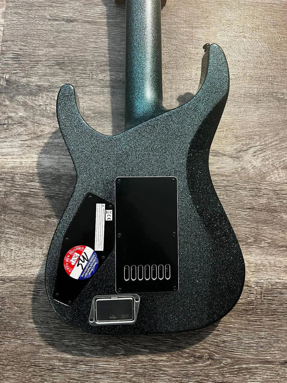 Mint! ESP E-II M-II 7B Baritone Evertune - Granite Sparkle - The Guitar Rescue-The Guitar Rescue