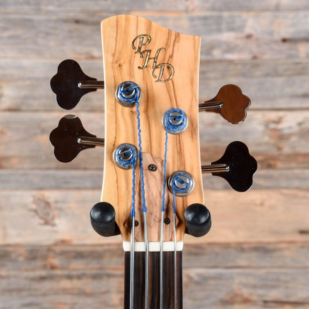 PHD Custom Olive Wood 4-String 32" Scale Bass Natural 2018 - The Guitar Rescue-The Guitar Rescue