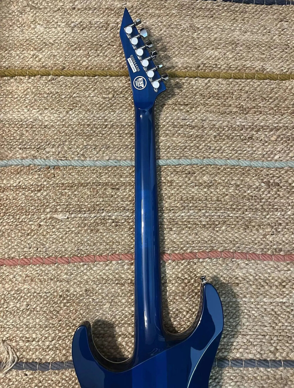 ESP Standard Horizon FR-II 2008 - Black Aqua (3D Quilt Top!) - The Guitar Rescue-The Guitar Rescue