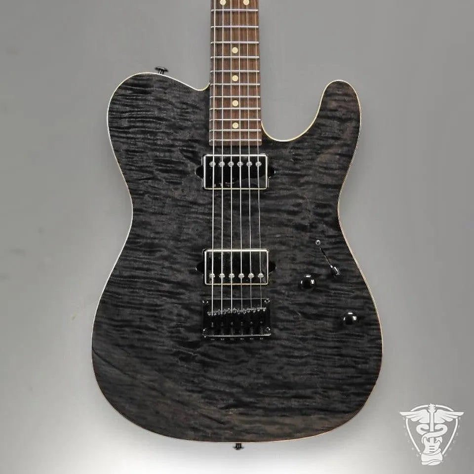 Suhr Classic T Custom 2022 - Trans Black - The Guitar Rescue-The Guitar Rescue