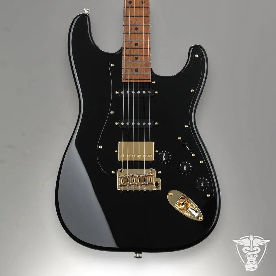 Suhr Mateus Asato Signature Classic S with AAA Roasted Maple Fretboard/ Neck - Black Gloss - The Guitar Rescue-The Guitar Rescue