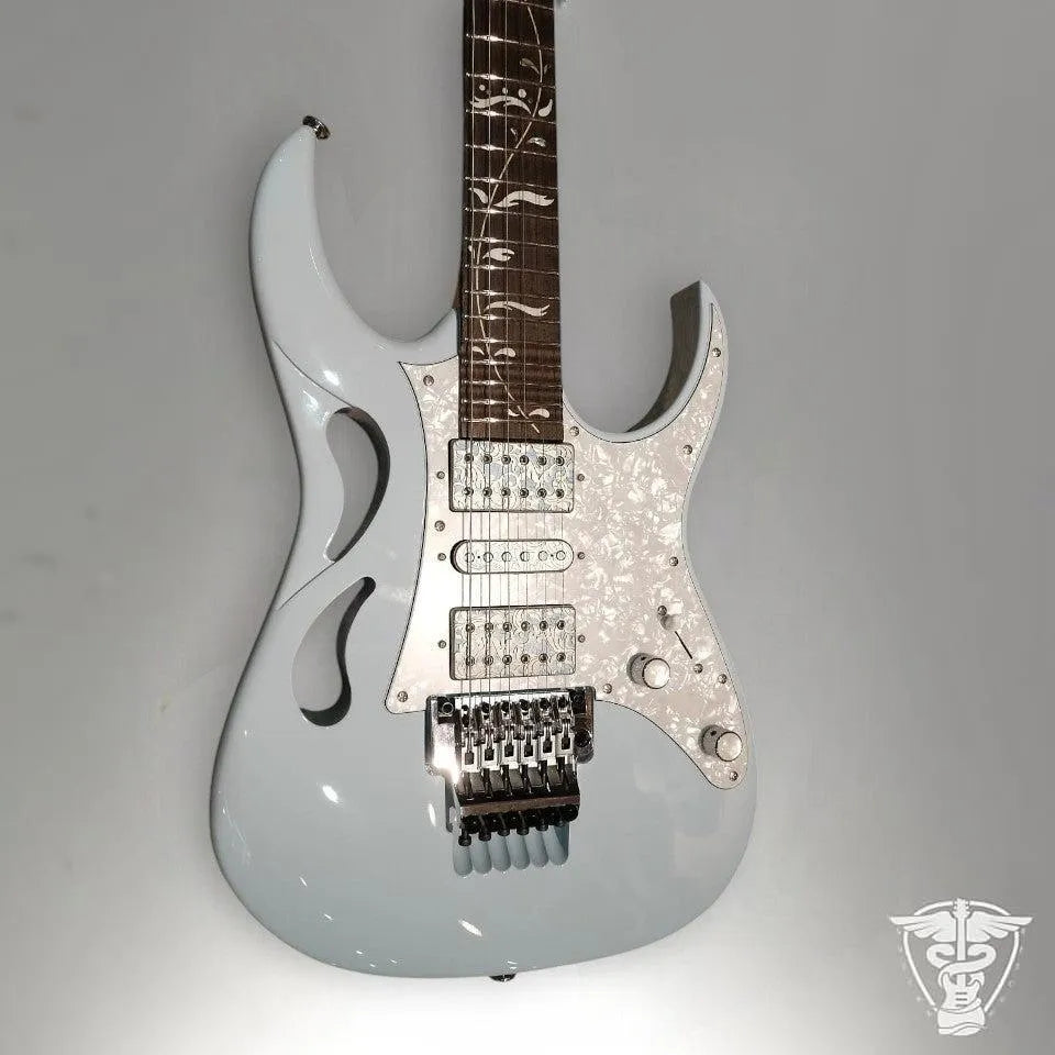Ibanez PIA3761C Steve Vai Signature – Blue Powder | 2022 Prestige w/ Case - The Guitar Rescue-The Guitar Rescue