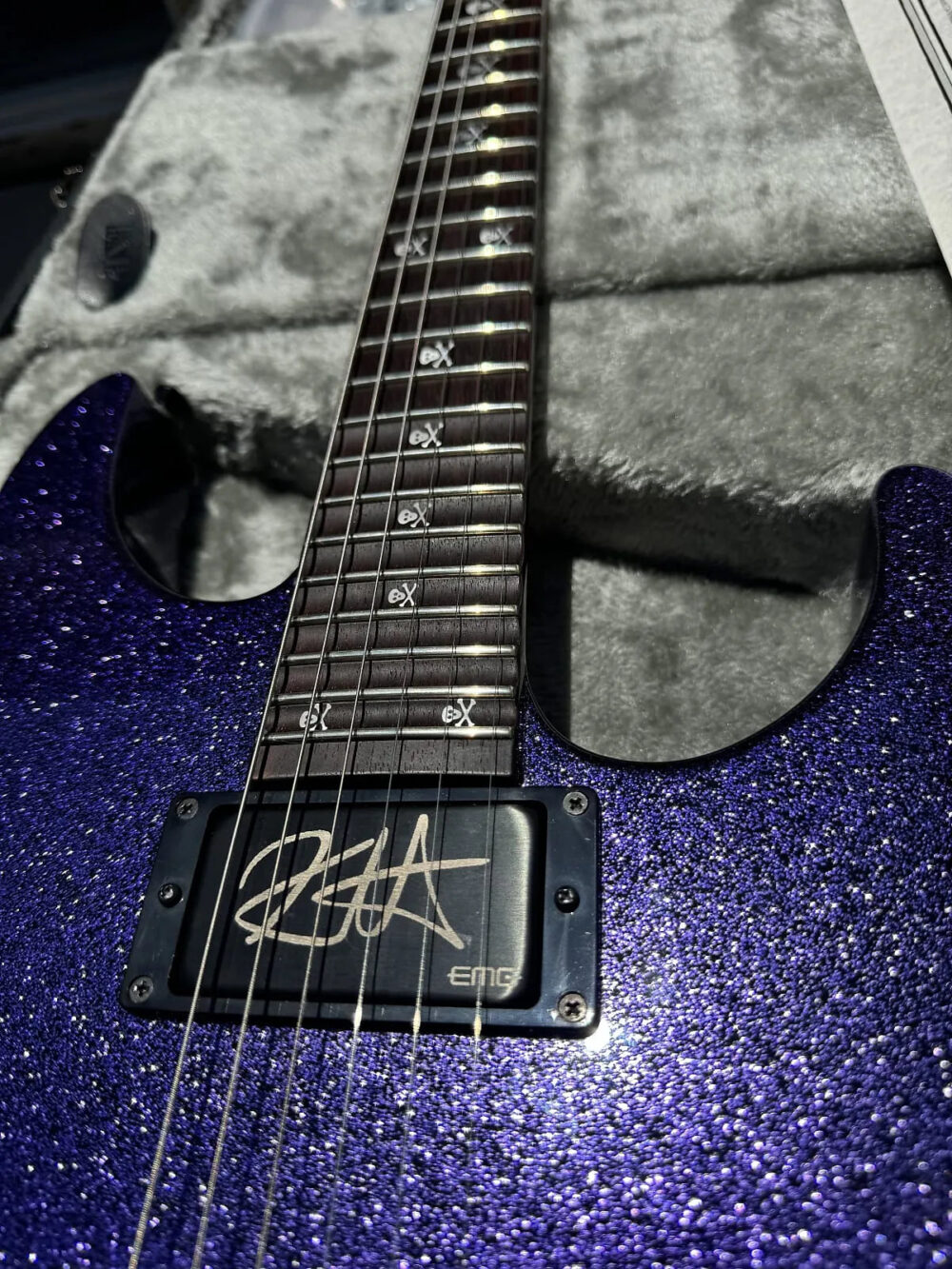 ESP KH-2 Kirk Hammett Signature 2019 - Present - Purple Sparkle - The Guitar Rescue-The Guitar Rescue