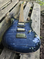 Suhr Custom Shop Modern Select Dealer Trans Whale Blue Signed by John Suhr - The Guitar Rescue-The Guitar Rescue