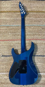 ESP Standard Horizon FR-II 2008 - Black Aqua (3D Quilt Top!) - The Guitar Rescue-The Guitar Rescue