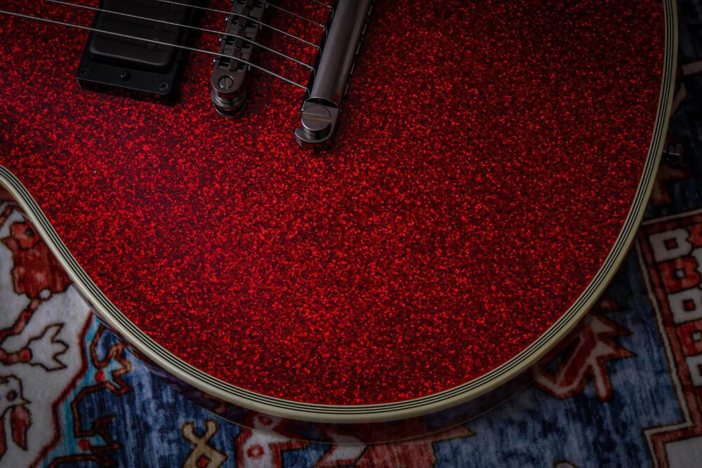ESP MIJ E-II Eclipse DB "Red Sparkle + Ebony" (2023) - The Guitar Rescue-The Guitar Rescue