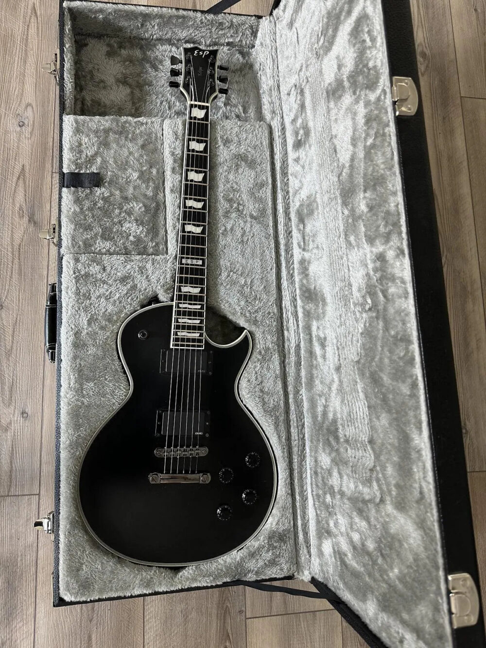 2012 ESP Eclipse 4-Knob - Satin Black - The Guitar Rescue-The Guitar Rescue
