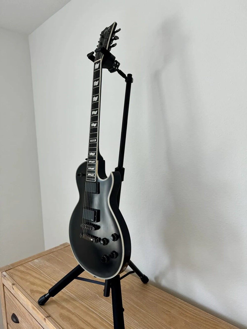 2012 ESP Eclipse 4-Knob - Satin Black - The Guitar Rescue-The Guitar Rescue