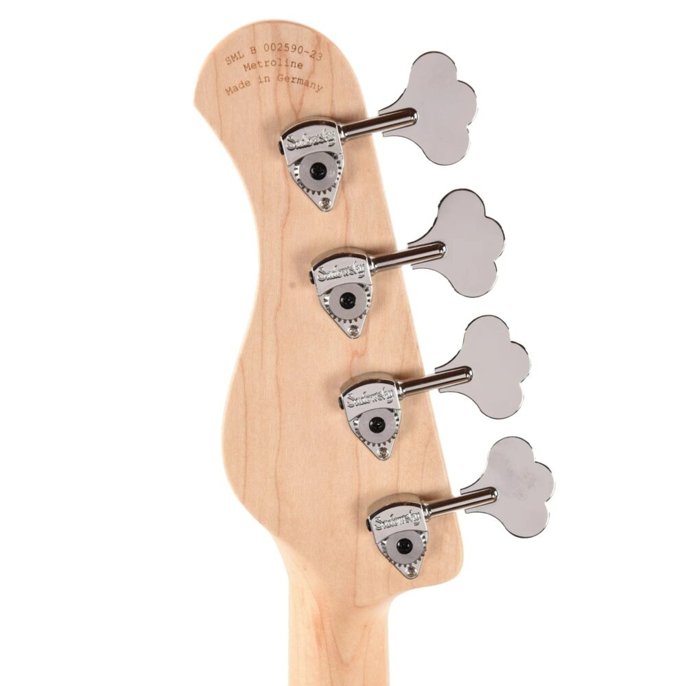 Sadowsky MetroLine 21-Fret Hybrid PJ Bass 4-String Swamp Ash Body Almond Sunburst Transparent Satin - The Guitar Rescue-The Guitar Rescue