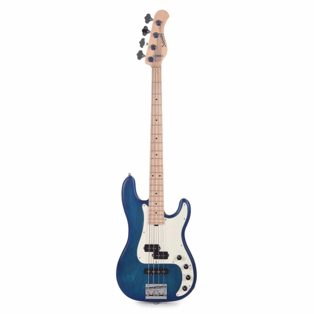 Sadowsky MetroLine 21-Fret Hybrid PJ Bass 4-String Swamp Ash Body Bora Blueburst Transparent Satin - The Guitar Rescue-The Guitar Rescue