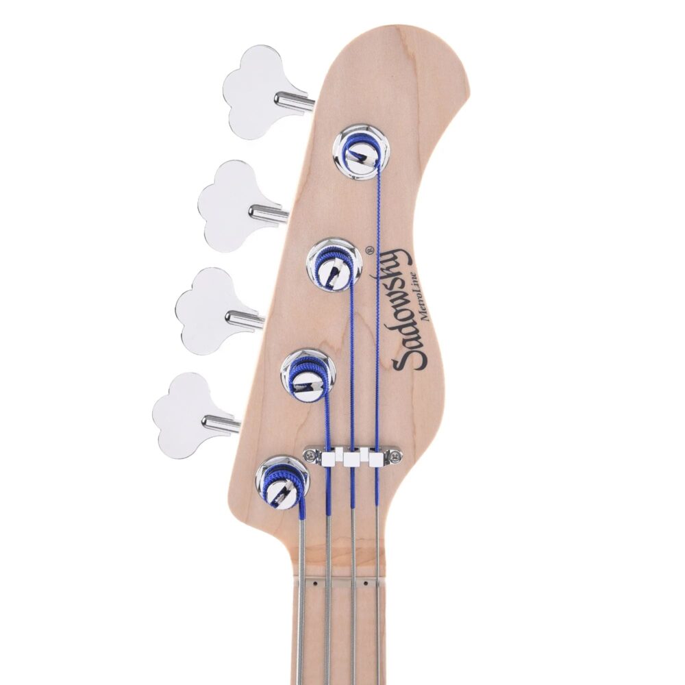 Sadowsky MetroLine 21-Fret Vintage PJ Bass 4-String Swamp Ash Body Ocean Blue Transparent Satin - The Guitar Rescue-The Guitar Rescue