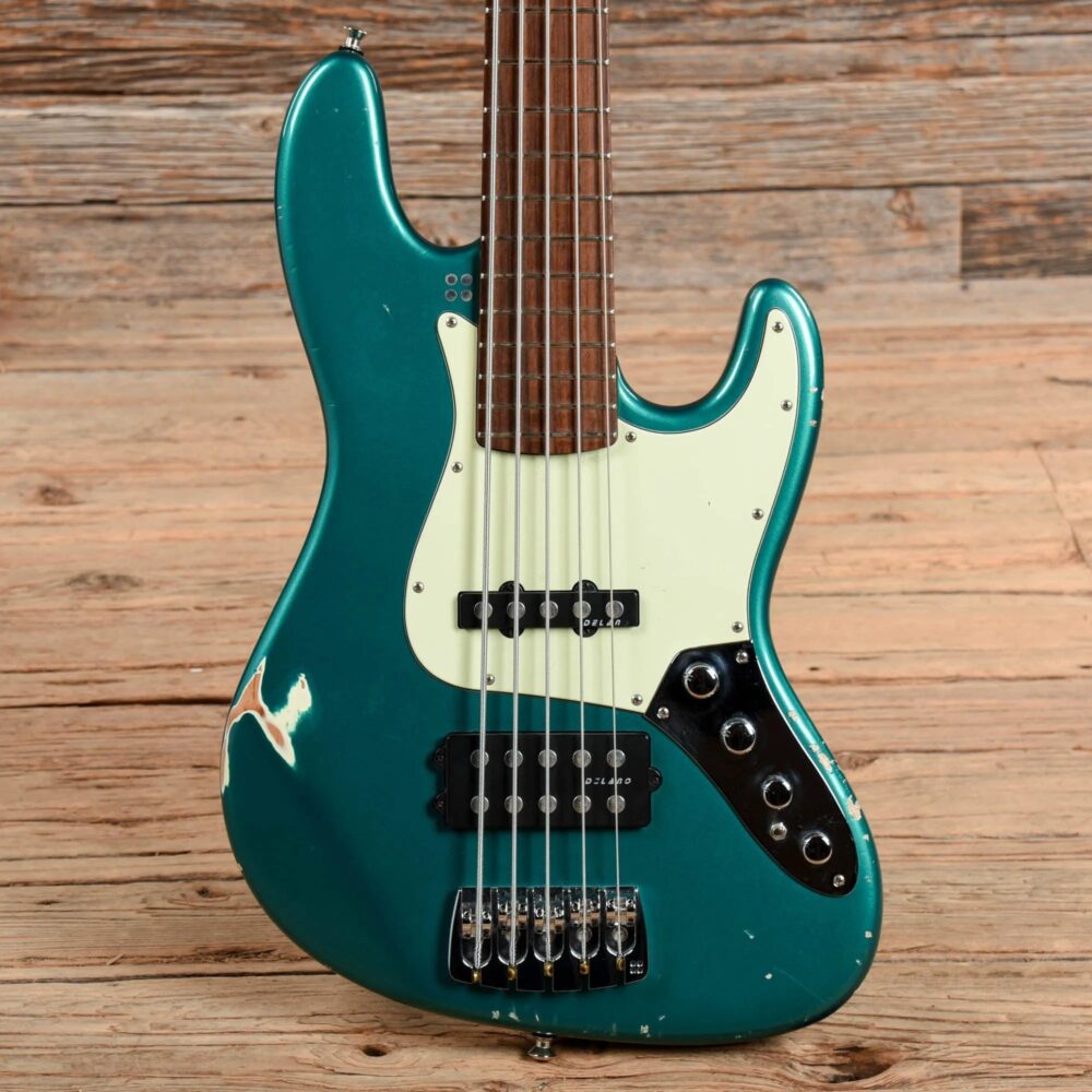 Sandberg California TM5 Sherwood Green Aged - The Guitar Rescue-The Guitar Rescue