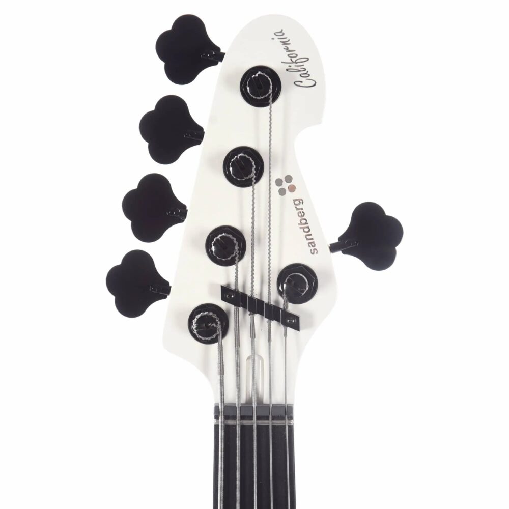 Sandberg Martin Mendez Signature California 5-String Very Soft Aged Virgin White w/Matching Headstock - The Guitar Rescue-The Guitar Rescue