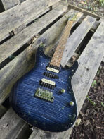 Suhr Custom Shop Modern Select Dealer Trans Whale Blue Signed by John Suhr - The Guitar Rescue-The Guitar Rescue