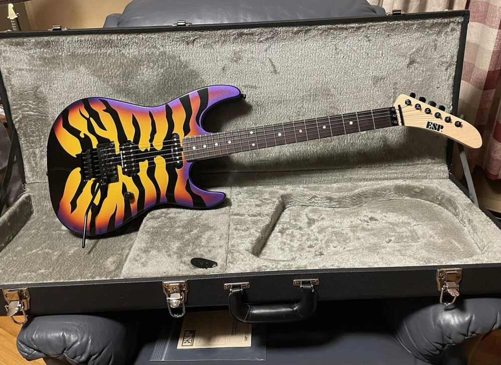 ESP George Lynch Signature-Sunburst Tiger - The Guitar Rescue-The Guitar Rescue