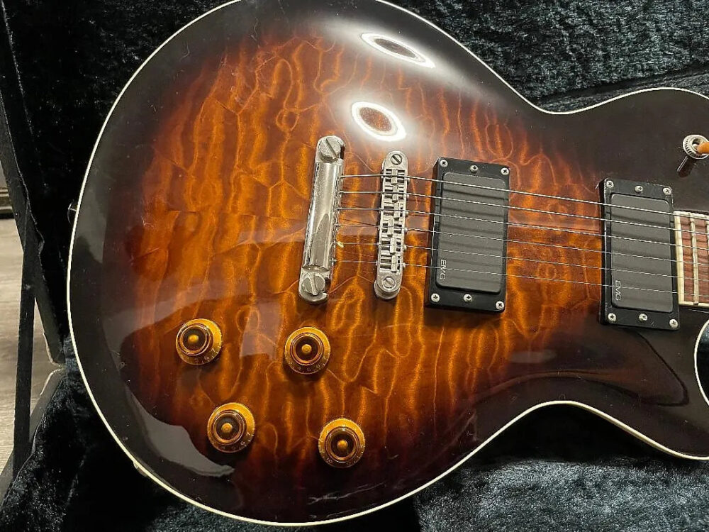 ESP Eclipse II 2011 - Quilted Maple Dark Brown Burst - The Guitar Rescue-The Guitar Rescue