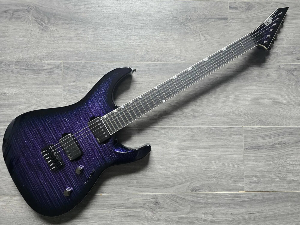 ESP Original Series Custom Shop M-II NTB - Glitter Storm - The Guitar Rescue-The Guitar Rescue