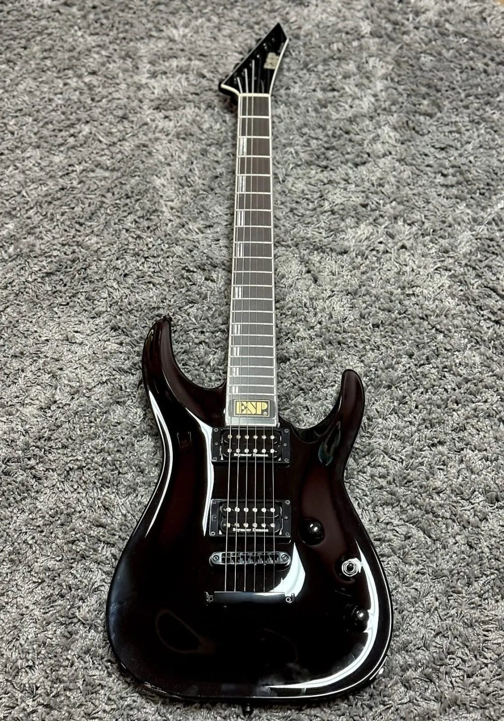 ESP Usa horizon ll 2022 - Black sparkle - The Guitar Rescue-The Guitar Rescue