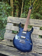 Suhr Custom Shop Modern Select Dealer Trans Whale Blue Signed by John Suhr - The Guitar Rescue-The Guitar Rescue
