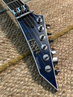 ESP Standard Horizon FR-II 2008 - Black Aqua (3D Quilt Top!) - The Guitar Rescue-The Guitar Rescue