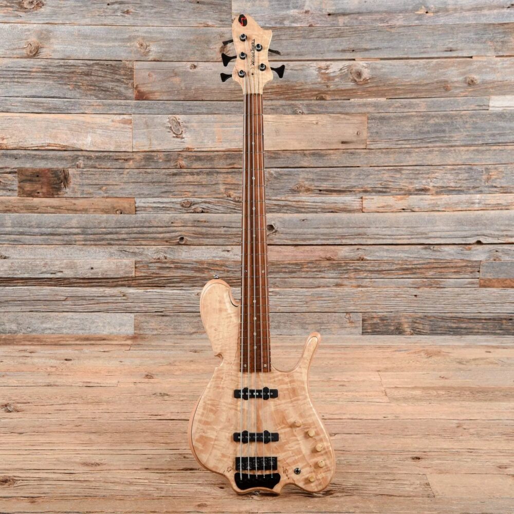 Wood & Tronics Zoid 5-String Natural - The Guitar Rescue-The Guitar Rescue