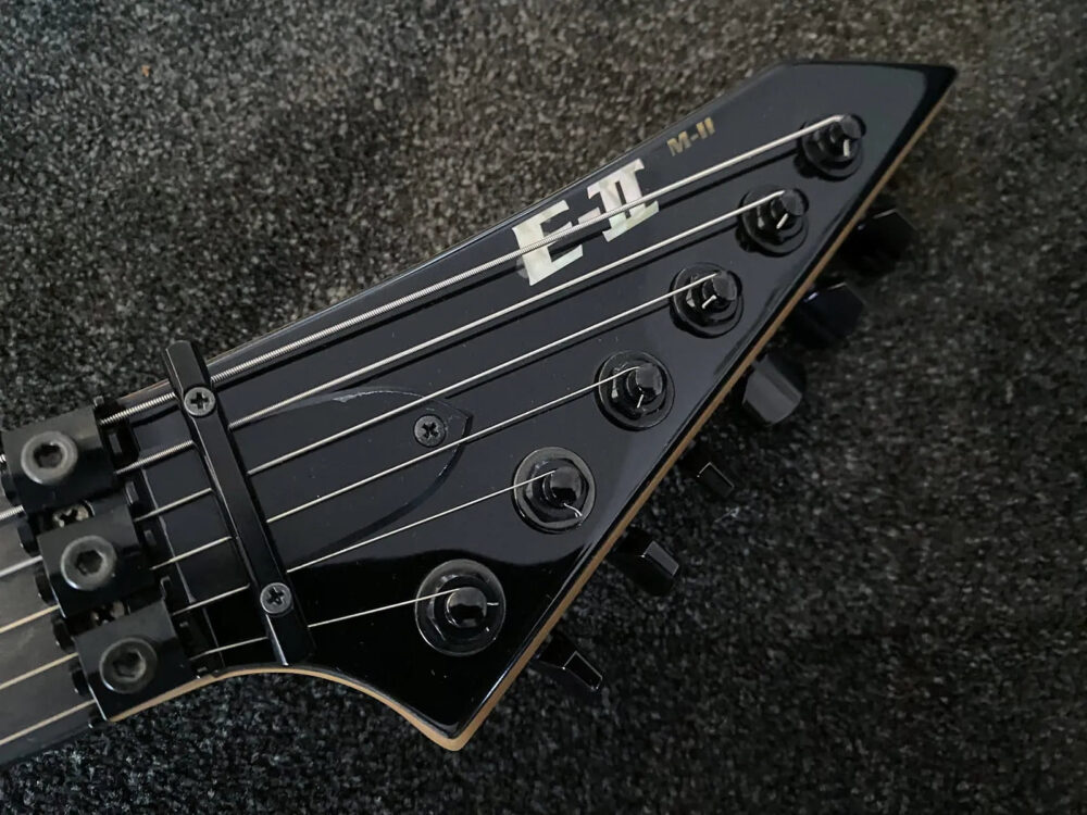 ESP E-II M-II Neck Thru 2018 - Black - VERY GOOD condition + CASE - The Guitar Rescue-The Guitar Rescue