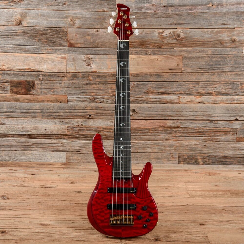 Yamaha TRB-JP2 John Patitucci Signature 6-String Bass Transparent Red - The Guitar Rescue-The Guitar Rescue