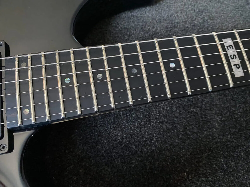 ESP E-II M-II Neck Thru 2018 - Black - VERY GOOD condition + CASE - The Guitar Rescue-The Guitar Rescue