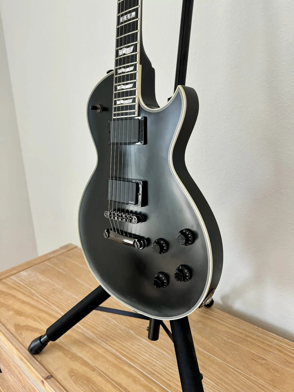 2012 ESP Eclipse 4-Knob - Satin Black - The Guitar Rescue-The Guitar Rescue