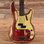 Fender Precision Bass Candy Apple Red 1965 - The Guitar Rescue-The Guitar Rescue