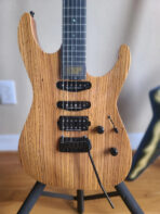 ESP M-III USA 2017 - Limited #2 of 20 Zebrawood Natural - The Guitar Rescue-The Guitar Rescue