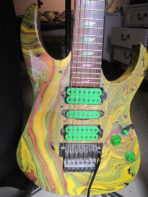 Ibanez UV77-MC Steve Vai Signature Universe 1990 - 1993 - Multi-Color - The Guitar Rescue-The Guitar Rescue